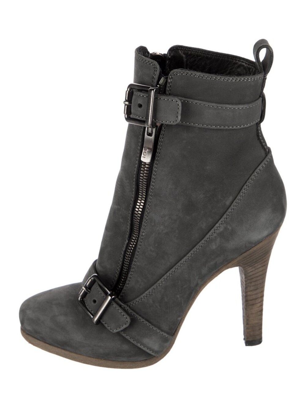 BARBARA BUI Gray Ankle Boots sz 5.5